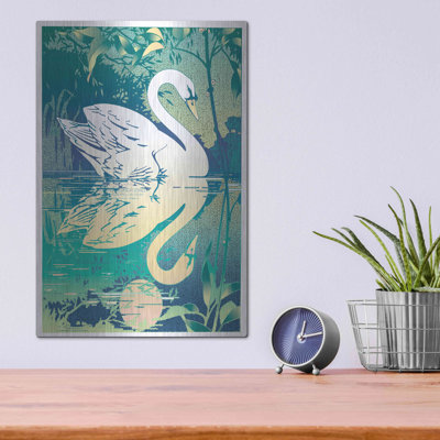 Cygne par David Chestnutt - peinture sans cadre