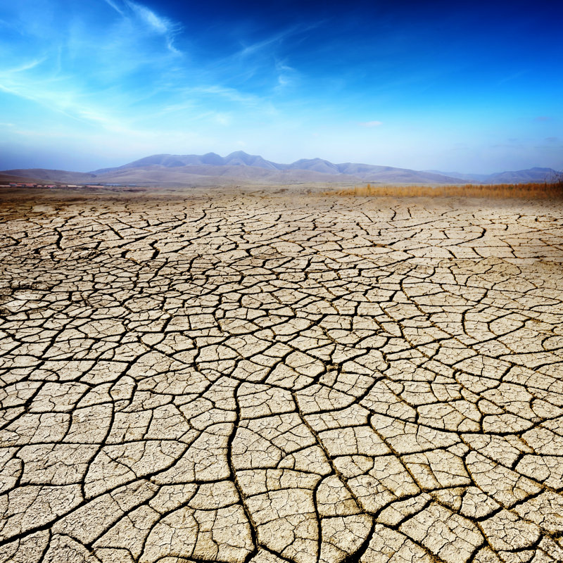 Cracks In The Desert by Bjdlzx - Print, 76cm H x 76cm W