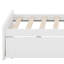 Structure de lit moderne avec rangement dissimulé sous le lit-389911774