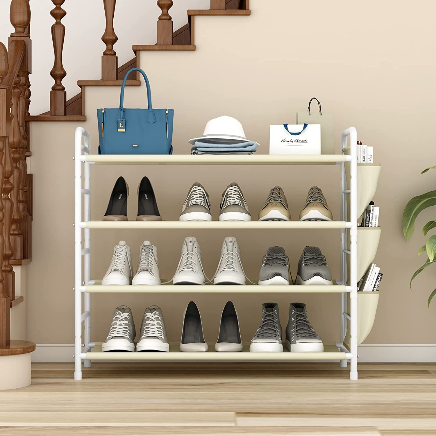 Hokku Designs 16 Pair Shoe Rack | Wayfair