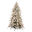 Bavarian Lighted Artificial Pine Christmas Tree-1342036649