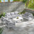 Tempie 7 - Person Patio Conversation Set with Cushions-186984584
