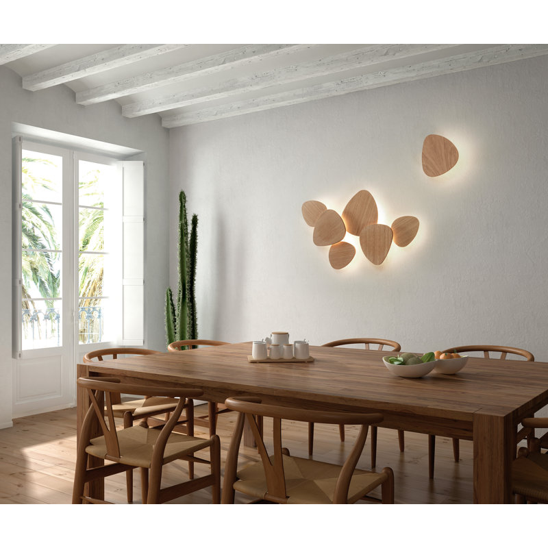 Dimmable Wall Light, Natural Oak, Natural Oak