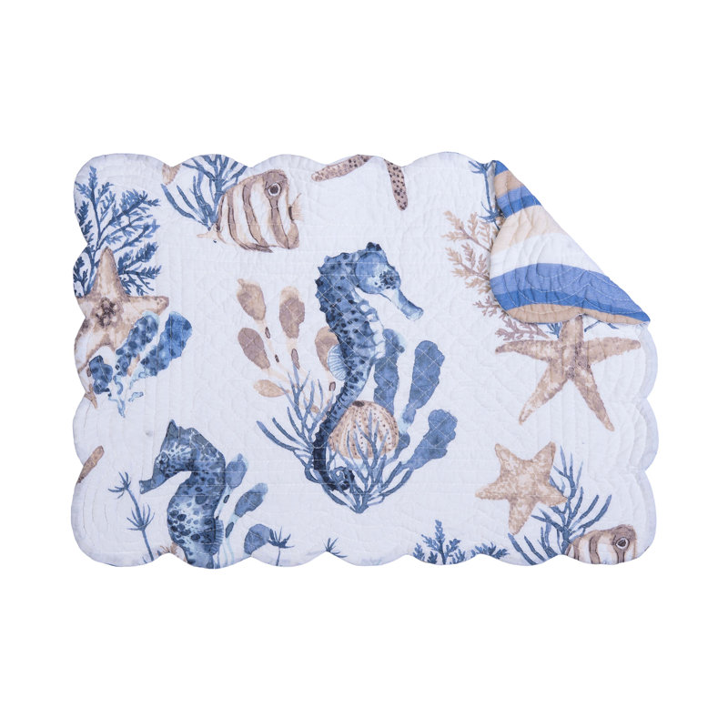 Ensemble de 6 napperons Seahorse Sands