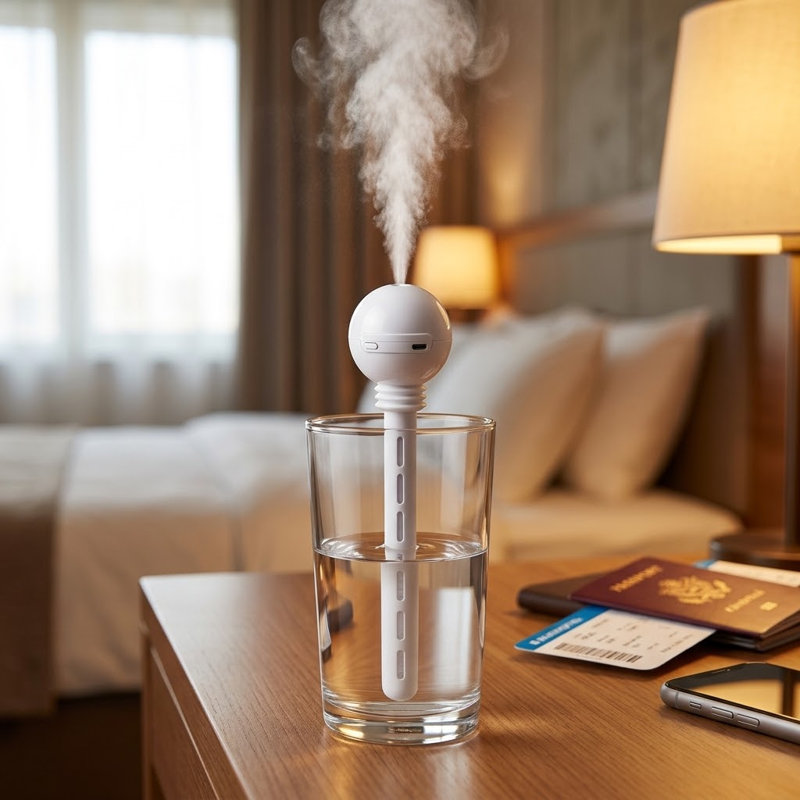 Humidificateur portatif sans fil avec veilleuse