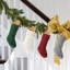 Paquet de 4 bas de Noël de Noël, ensemble de 4 bas de Noël tricotés pour cheminée, décorations de fêtes-1364327684