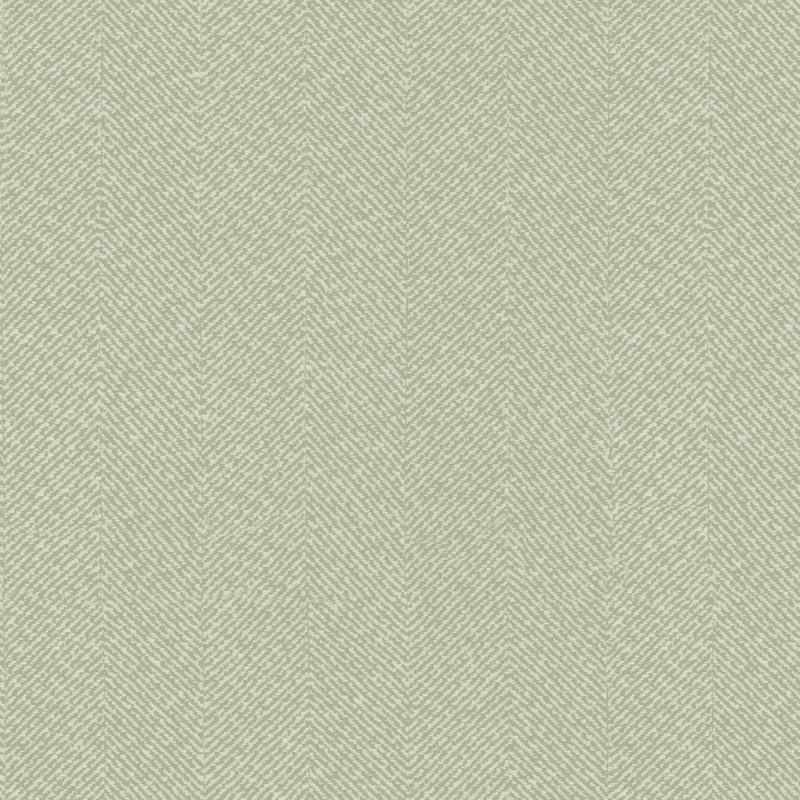  Herringbone Texture Mossbank Green Wallpaper