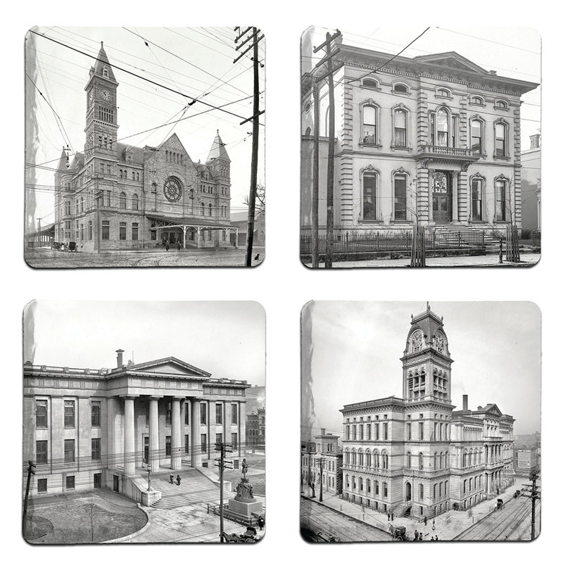 Sous-verre historique en pierre de Louisville