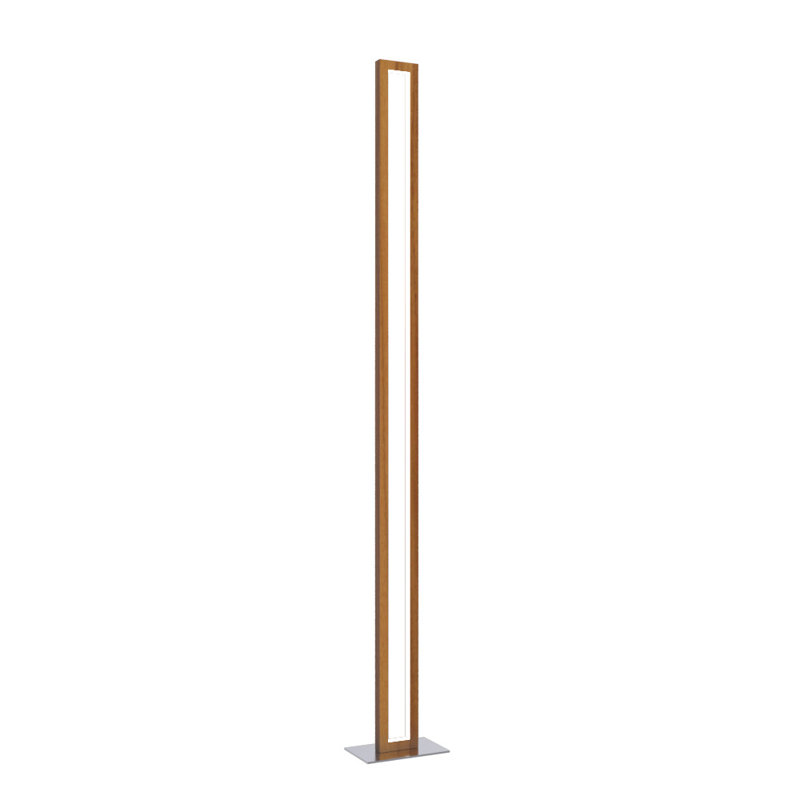 Frame LED Floor Lamp, Teak