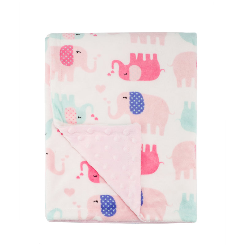 Couverture pour bébé Nehemiah, Rose