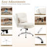 Ebern Designs Upholstered Armless Task Office Chair without Wheels ...