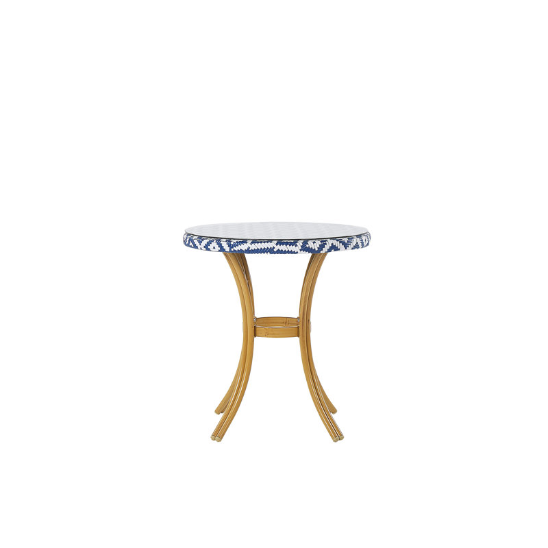 Ginjiro Round Outdoor Bistro Table - 70 cm W 70 cm D