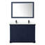 Ensemble de meuble-lavabo double 48 po avec miroir Avery-51712051-51712054-80203266