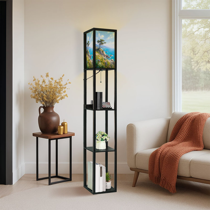 Lampe sur pied à DEL à intensité variable avec lumière DEL, 3 lumières colorées, pour la chambre du salon