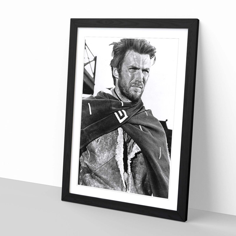Single Picture Frame Print, Black