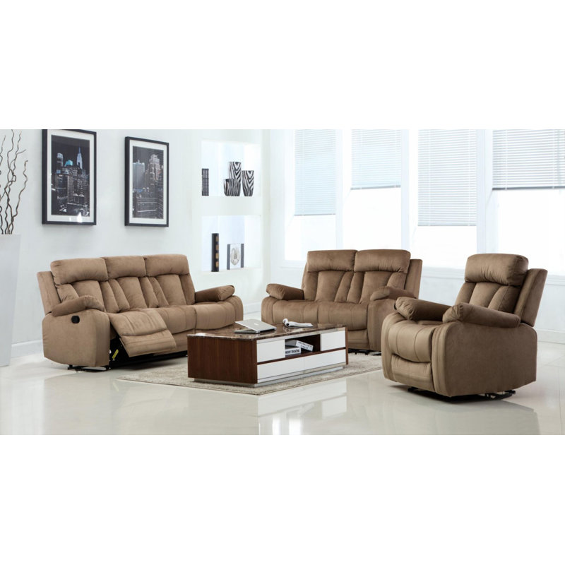 Ensemble de conversation pour trois personnes Haun, Beige