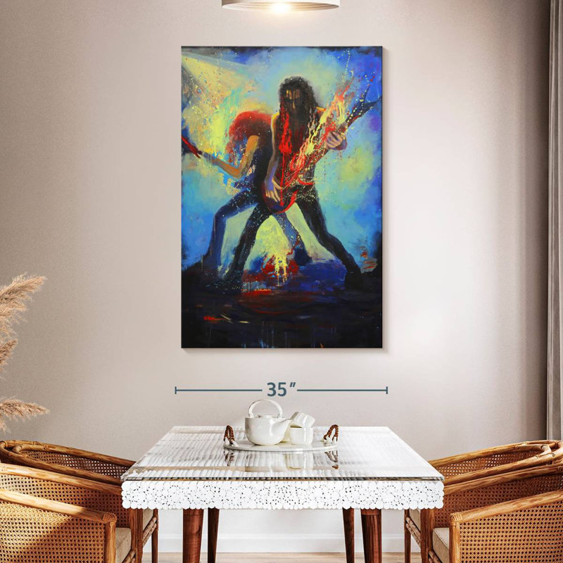 Abarca Rock And Roll, 51" H x 34" W