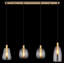 Hailley 4-Light Linear Pendant Lamp Set