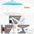 Pop Up Canopies 10 Ft. W x 10 FT. D Metal Party Tent Canopy-65478070