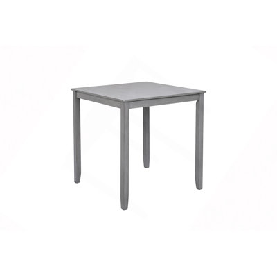 Wooden Dining Square Table, Kitchen Table, 4 Person Counter Height Table,