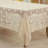 Cressida Ikat Cotton Blend Tablecloth-57433159-57433160