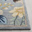Abbrielle Hand Tufted Wool/Cotton Performance Floral Rug in Grey/Blue-1920661902