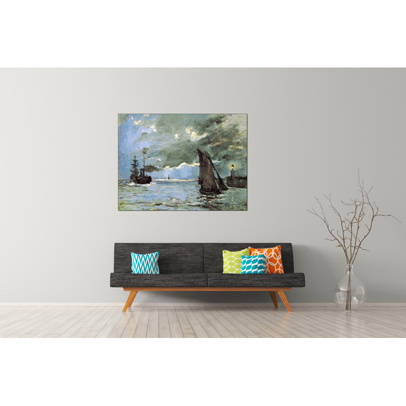 Claude Monet - Wrapped Canvas Painting, 90cm H x 120cm W x 1.8cm D