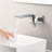 Modern Wall Mount Waterfall Bathroom Sink Faucet,Single Handle Bathroom Vanity Faucets-102533375