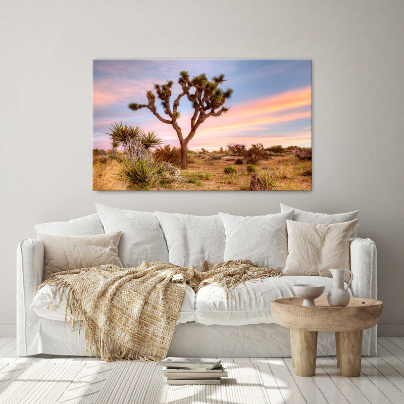 "Joshua Tree Sunrise" par Danita Delimont, reproduction sur toile, H 24 po x l 40 po x P 1,5 po