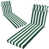 Green White Striped