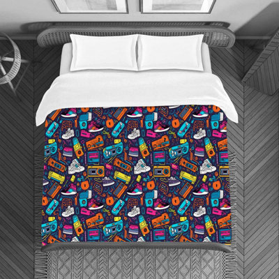 Polyester Machine Printed Duvet Cover