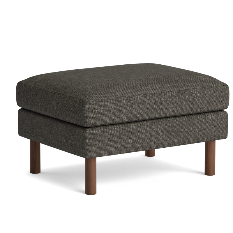 Laguna Ottoman, Performance Weave - Onyx