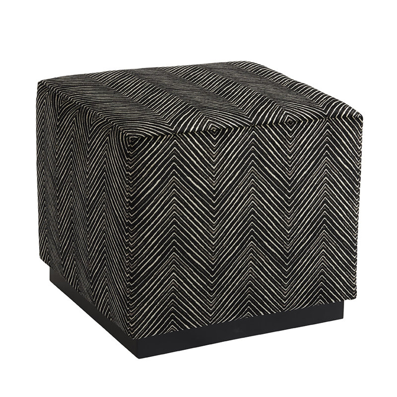 Repose-pieds colby, Noir, Noir / gris