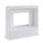 Lirrington Stainless Steel Touch Screen Electric Fireplace