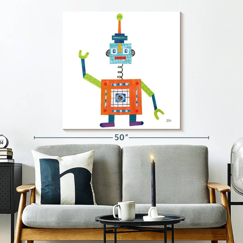 Ashelle Robot Party V, H 33 po x l 33 po