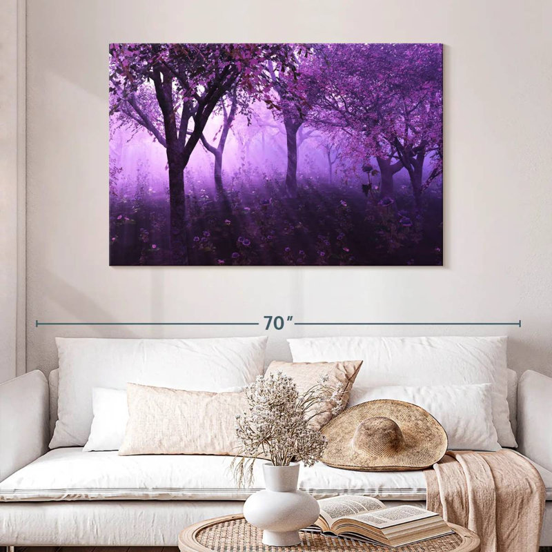 Forêt violette d'Alvord, H 32 po x l 48 po