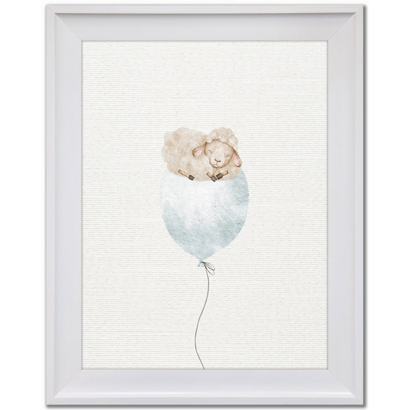 Sheep Balloon 2 Canvas Wall Art