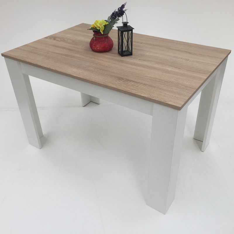 Langell Rectangular 110cm L x 70cm W Restaurant Table, Sonoma Oak