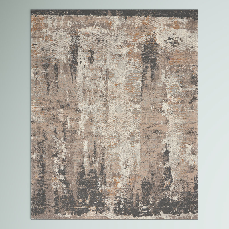 Arleht Abstract Indoor Rug, Rectangle 4' x 6'