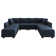Tremee U Shaped Modular Velvet Sectional Couch