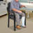 Shower Chair With Commode Adjustment Seat Height