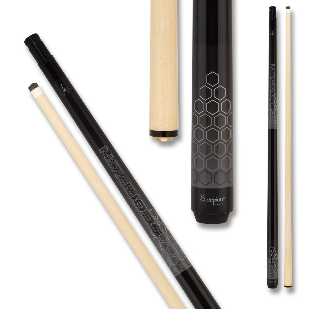 Scorpion Cues Scorpion SCO116 Playing Pool Cue Billiard Stick Billiards ...