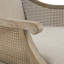 Chaise moderne de style rétro avec accoudoirs