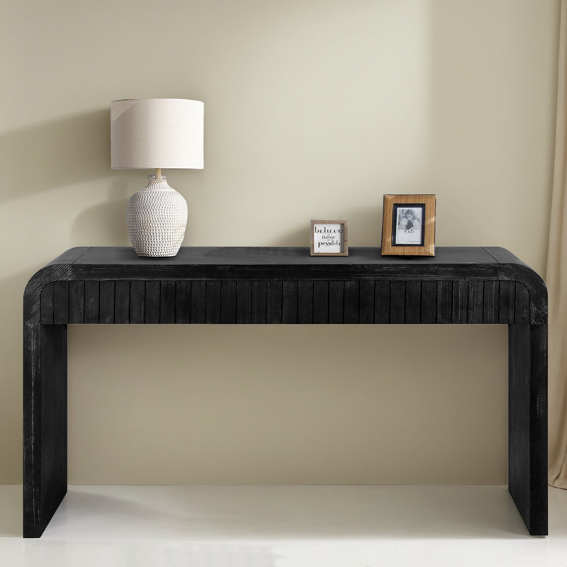 Console 59,11 po, Noir antique