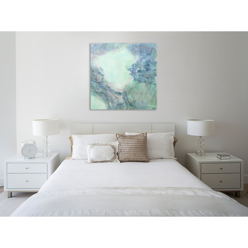 "Centrifuge 48 X 48", toile tendue par Barbara Bilotta, H 24 po x l 24 po x P 1,5 po