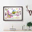Blue Tit Bird In Spring Painting - Single Picture Frame Print on MDF-56633347-56633346