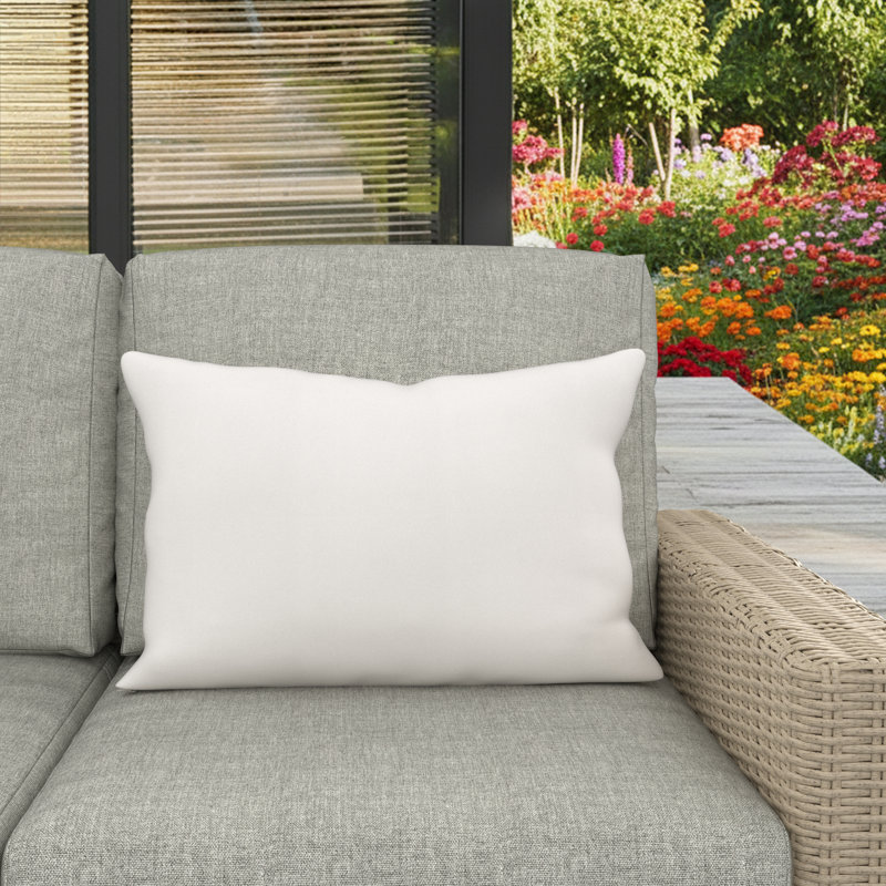 Coussin intérieur / extérieur Amala Sunbrella®, Toile naturel