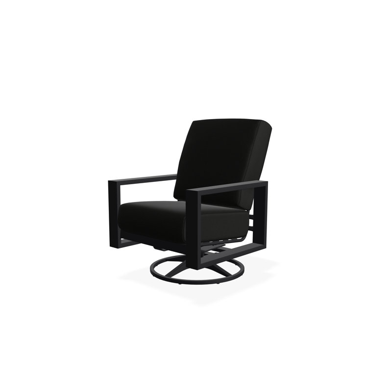 Larssen Outdoor Lounge Chair, Black, Black