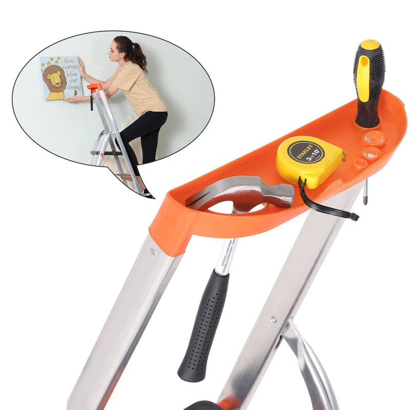 6 - Step Aluminum Lightweight Folding Small Step Ladder