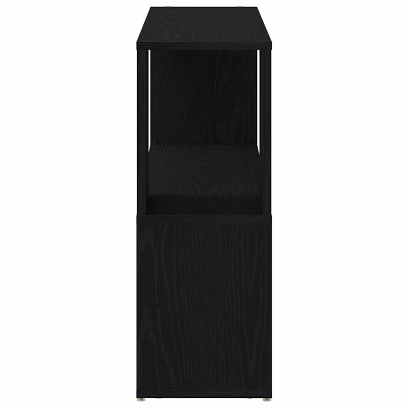 Anareli Book Cabinet Bookcase, (2 Shelves) 24.8"H x 23.6"L x 9.4"W, Concrete Gray